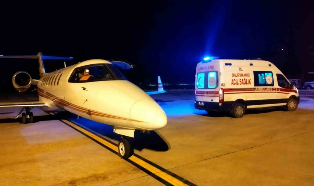 Ambulans uçakla Bursa’ya getirilen hasta tedavi altına alındı Trabzon’da siroz teşhisi ile tedavi gören 61 yaşındaki hasta, ileri