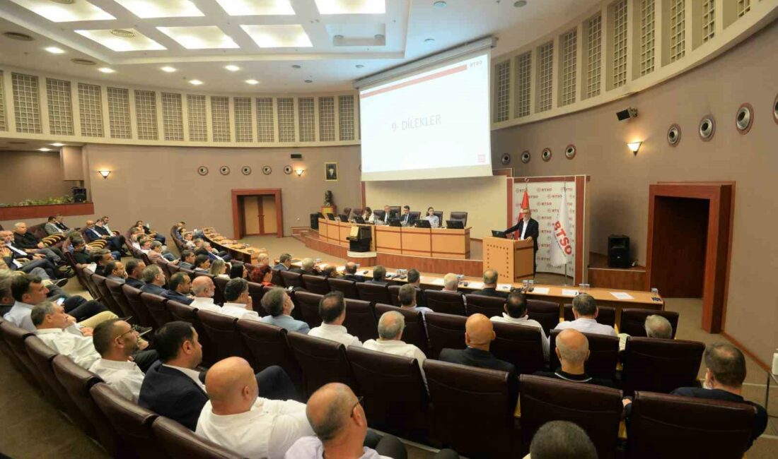 BTSO ağustos ayı meclis toplantısı gerçekleştirildi Bursa Ticaret ve Sanayi Odası'nın (BTSO), ağustos ayı meclis toplantısı