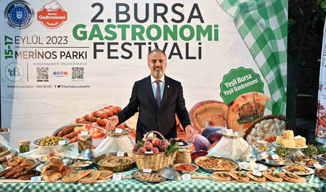 Bursa Büyükşehir Belediyesi'nce ikincisi düzenlenecek Gastronomi Festivali bu sene "Yeşil