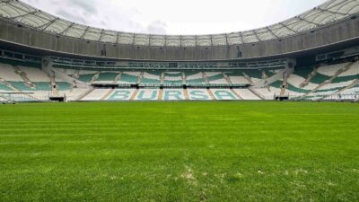 BURSASPOR, ZEMİN SIKINTISI SEBEBİYLE MAÇLARINI SAHASINDA OYNAYAMAYACAK.