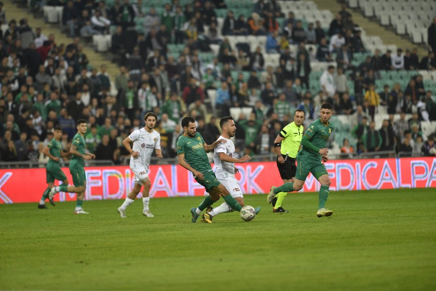 Bursaspor'da galibiyet sevinci
