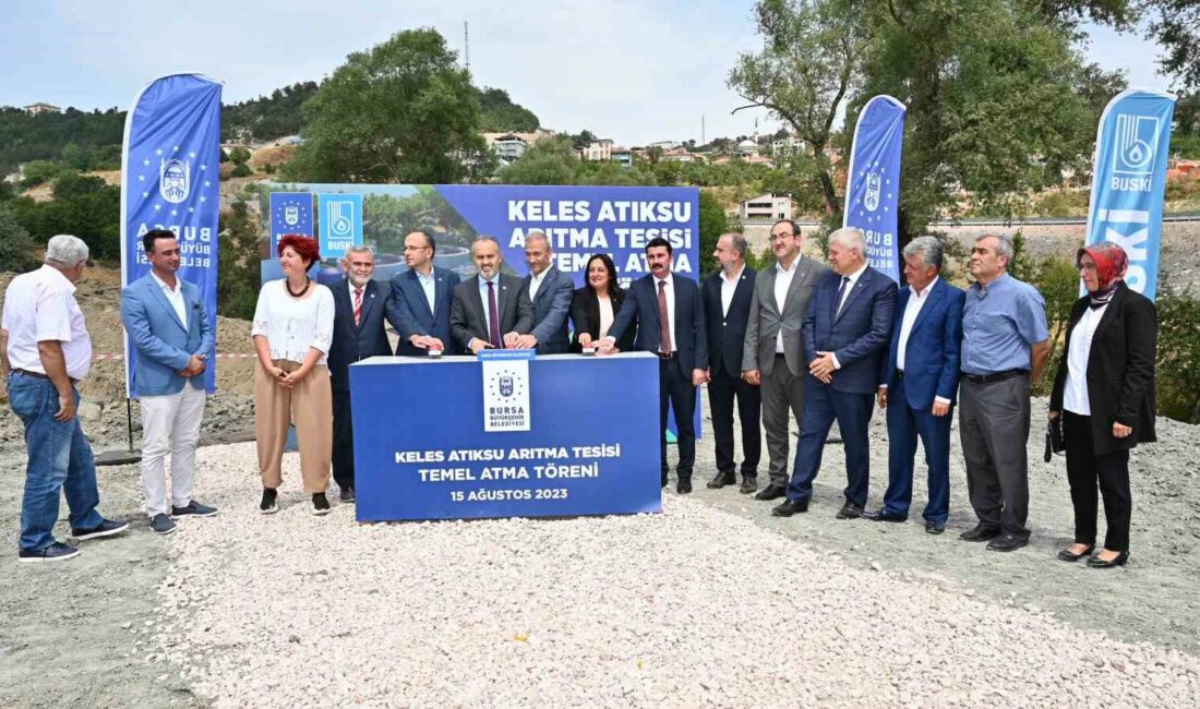 Keles atık su arıtma tesisinin temeli atıldı Bursa Büyükşehir Belediyesi son olarak Keles ilçesinde günlük yaklaşık 15