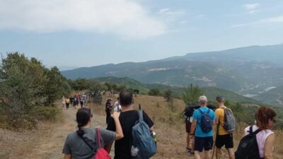 NİLÜFER BELEDİYESİ’NİN DÜZENLEDİĞİ YÜRÜYÜŞE KATILAN DOĞASEVERLER, MYSİA YOLLARI’NDA KEYİFLİ BİR