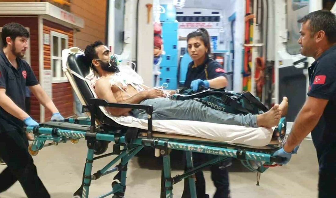 Bursa’nın İnegöl ilçesinde meydana gelen kavgada, tabancayla vurulan bir kişi