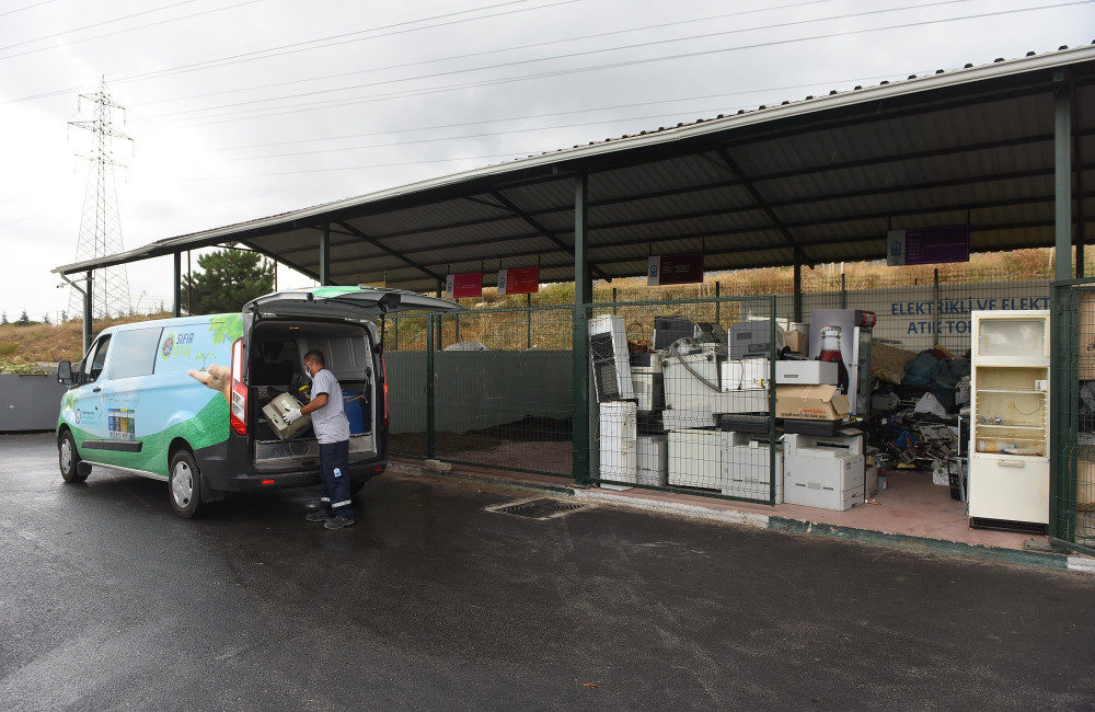 "Sıfır atık" projesi kapsamında Yıldırım Belediyesi tarafından ilçeye kazandırılan Atık