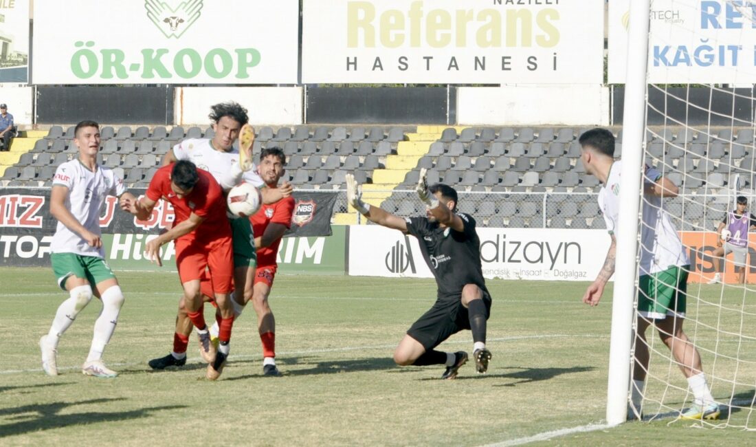 Bursaspor Nazilli’den eli boş döndü TFF 2. Lig Beyaz Grup ekiplerinden Bursaspor, deplasmanda karşılaştığı Nazilli