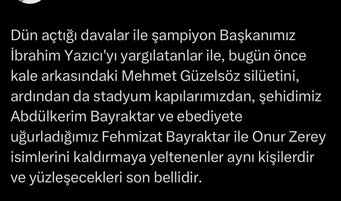 Bursaspor’da kapı tartışması Bursapor Kulübü, Abdülkerim Bayraktar, Fehmizat Bayraktar ve Onur Zerey'in isimlerinin