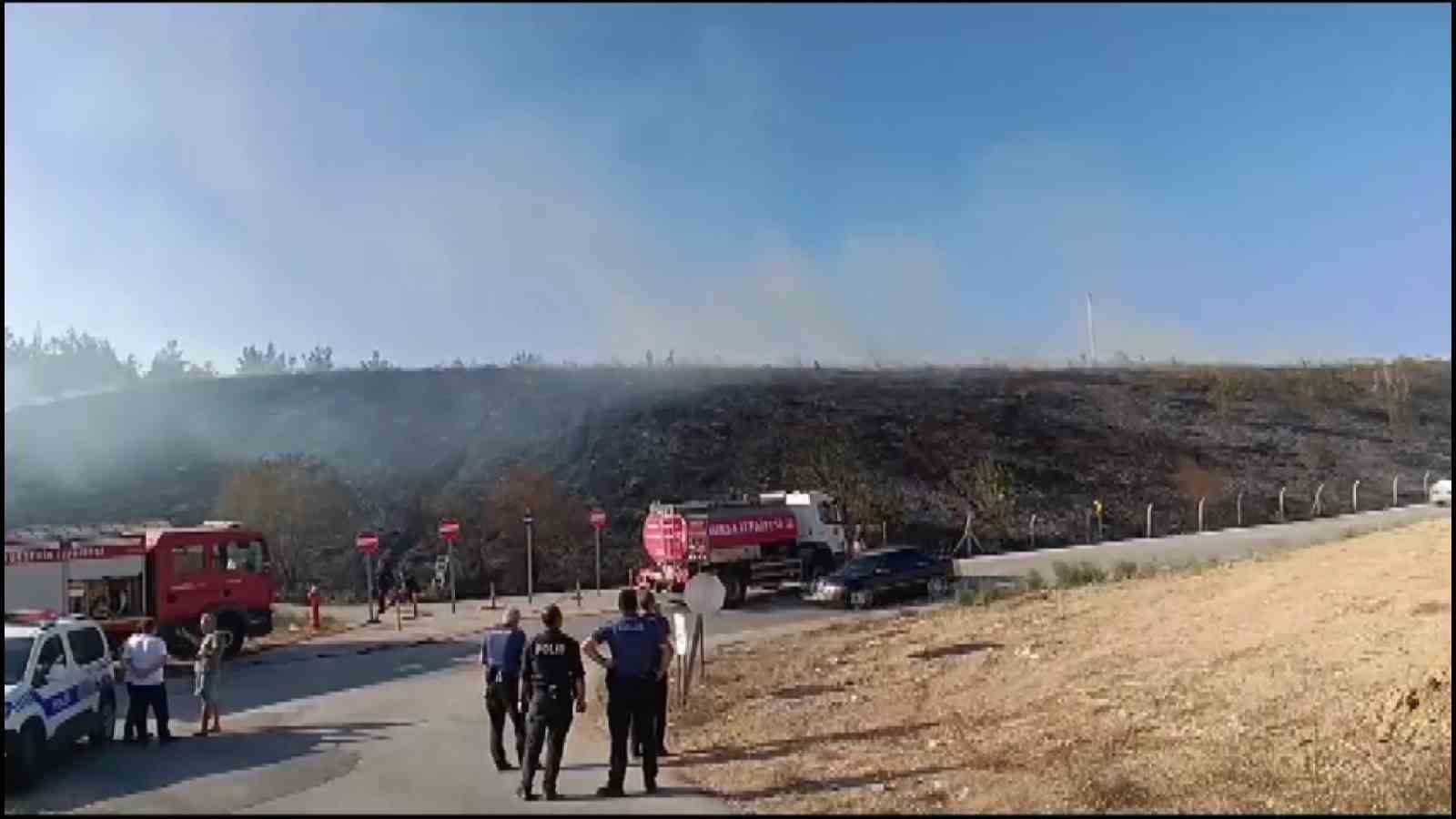 Bursa’da torpil patlatan gençler ormanı yakıyordu