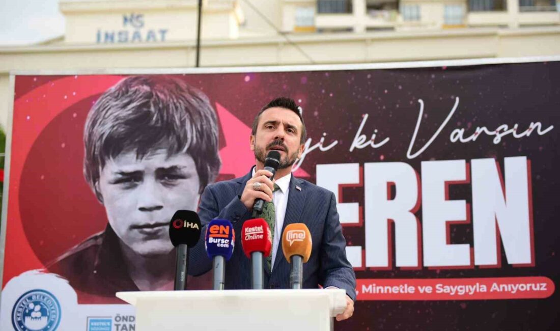 Kestel’de Şehit Eren Bülbül Parkı açıldı Kestel Belediyesi tarafından yapılan Şehit Eren Bülbül Parkı hizmete açıldı.