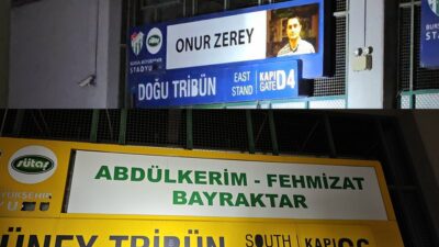 Bursaspor Kulübü, Sütaş Timsah Park'ın kapılarından kaldırılan Abdülkerim Bayraktar, Fehmizat