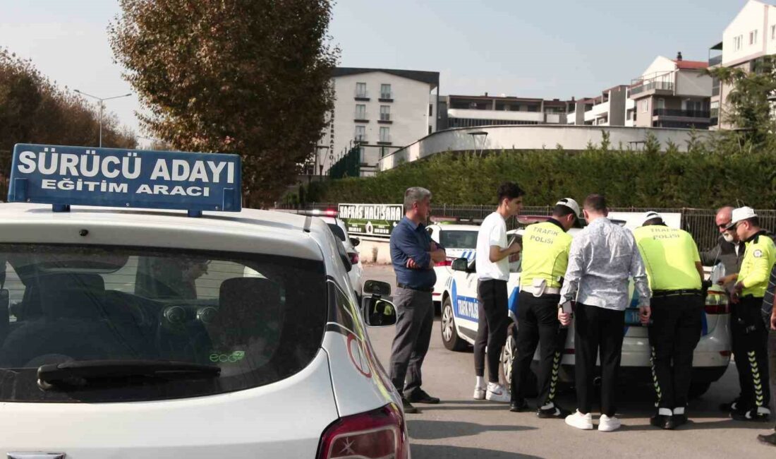 Bursa’da aday sürücü ehliyetini alamadan ceza yedi Bursa'da uygulama yapan trafik ekipleri, emniyet kemeri takmayan aday sürücüye