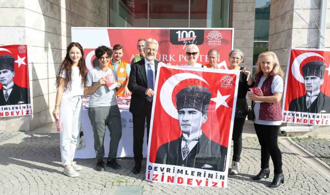 Cumhuriyet Bayramı’nda Nilüfer büyük coşkuya sahne olacak NİLÜFER BELEDİYESİ 29 EKİM CUMHURİYET BAYRAMI KUTLAMALARI İÇİN ATATÜRK POSTERİ