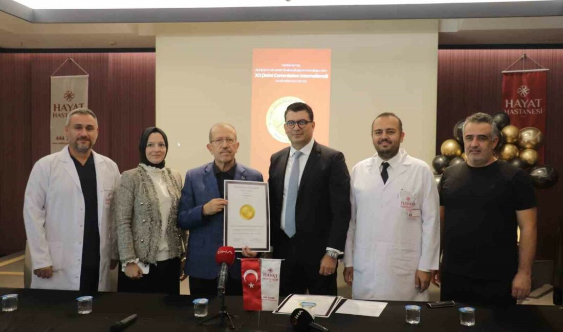 SAĞLIK HİZMETLERİNDE DÜNYA STANDARTLARINI SAĞLAYAN KURUMLARA VERİLEN JOİNT COMMİSSİON INTERNATİONAL