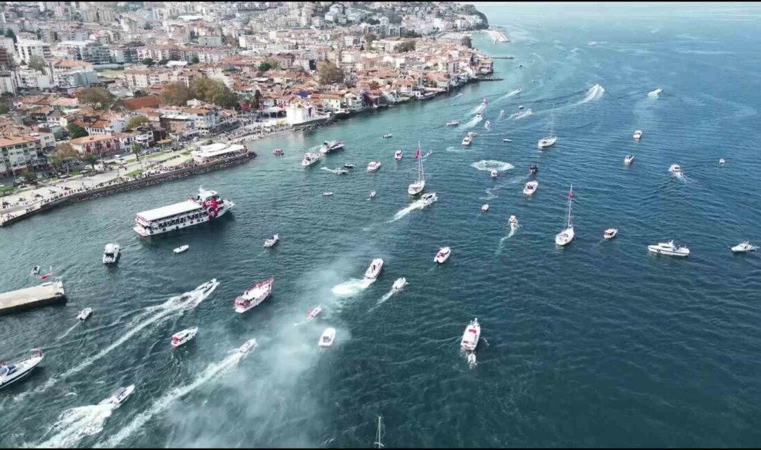 Mudanya’da 100. yıl coşkusu denize taştı CUMHURİYET’İN İLANININ 100. YIL DÖNÜMÜ, TÜM YURTTA OLDUĞU GİBİ BURSA'DA