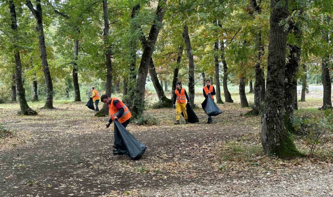 BURSA ORMAN BÖLGE MÜDÜRLÜĞÜ EKİPLERİ MUSTAFAKEMALPAŞA İLÇESİNDEKİ ORMANLIK ALANDA PİKNİKÇİLERDEN