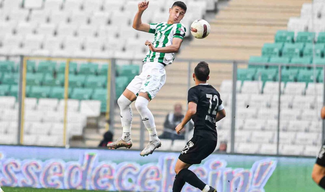 TFF 2. LİG BEYAZ GRUP 10. HAFTA MAÇINDA BURSASPOR, SAHASINDA