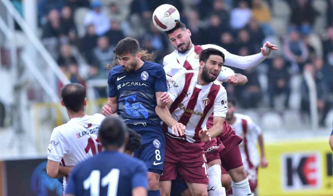 TFF 2. LİG KIRMIZI GURUPTA İNEGÖLSPOR, SAHASINDA AĞIRLADIĞI SARIYER'İ 2-1