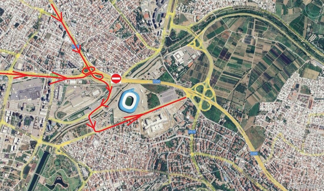 BURSA BÜYÜKŞEHİR BELEDİYESİ TARAFINDAN YAPILACAK ELEKTRONİK UYARI TABELALARI MONTAJI SEBEBİYLE