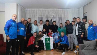BURSASPOR KULÜBÜ, ANLAMLI BİR ZİYARET GERÇEKLEŞTİRDİ.