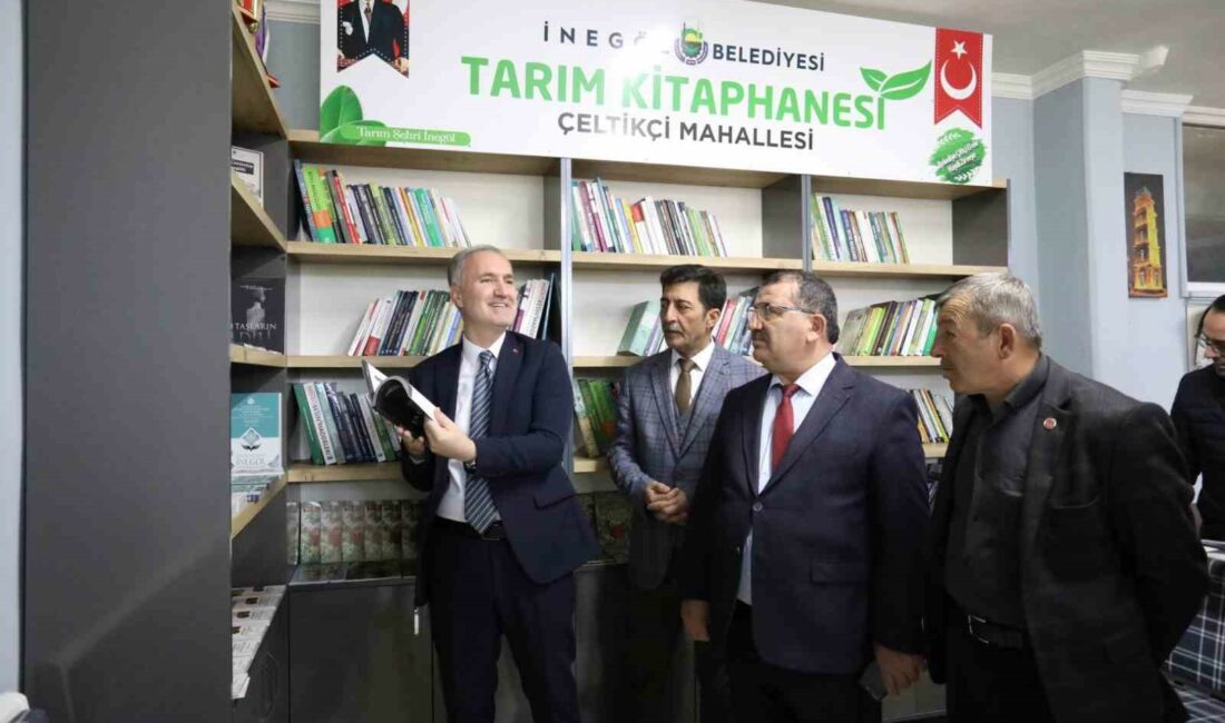İnegöl’ün 2. tarım kütüphanesi açıldı İNEGÖL BELEDİYESİ’NİN TECRÜBE VE BİLGİYİ PEKİŞTİREREK DAHA GÜÇLÜ BİR TARIM