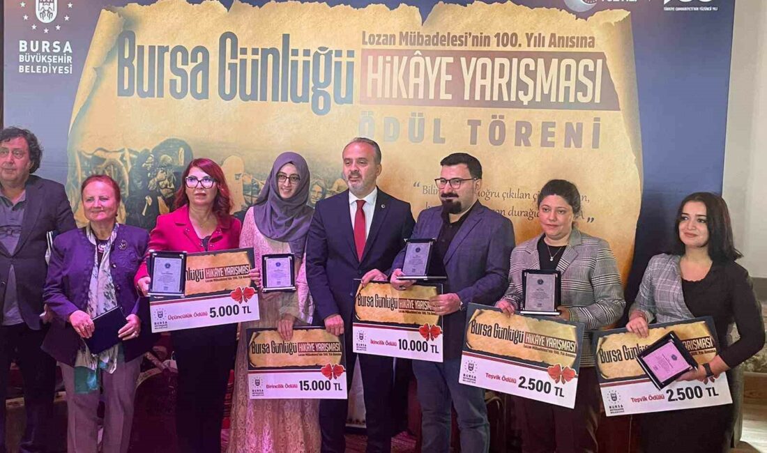 Lozan Mübadelesi’nin 100. yıl temasıyla düzenlenen hikaye yarışması sonuçlandı BURSA BÜYÜKŞEHİR BELEDİYESİ TARAFINDAN DÜZENLENEN 'BURSA GÜNLÜĞÜ HİKAYE YARIŞMASI' LOZAN