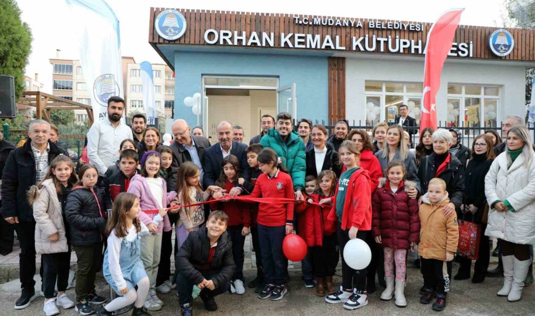 Mudanya Belediyesi Orhan Kemal Kütüphanesi açıldı MUDANYA BELEDİYESİ ORHAN KEMAL KÜTÜPHANESİ KAPILARINI AÇTI. MUDANYA’YA YENİ NESİL
