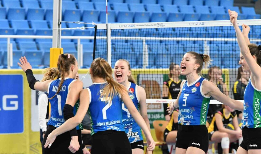 Nilüfer’in sultanları Avusturya’da avantajı kaptı TÜRKİYE’Yİ AVRUPA’DA CEV CHALLENGE CUP’TA TEMSİL EDEN NİLÜFER BELEDİYESPOR KADIN