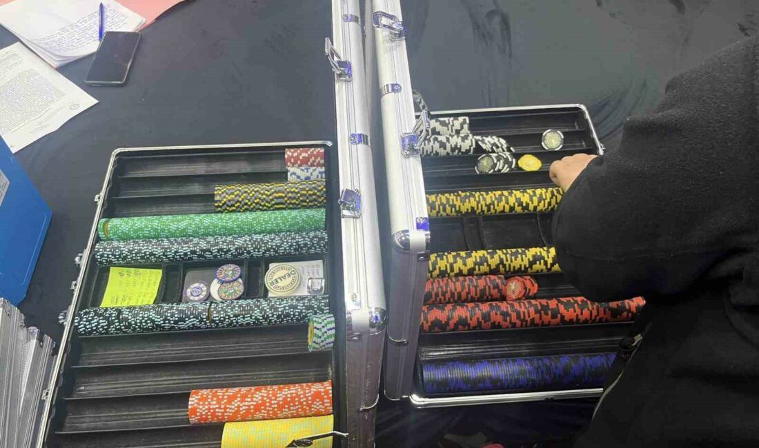 BURSA’DA DERNEK ADI ALTINDA KURULAN LOKAL KUMARHANE ÇIKTI.