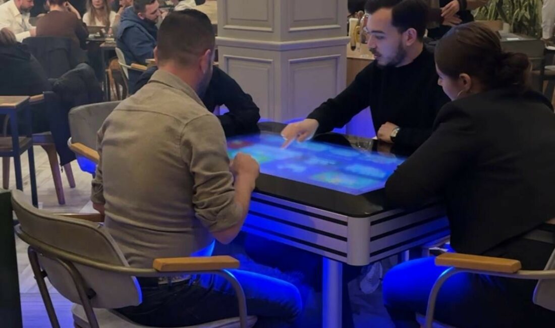 DİJİTAL OYUN MASASI ARTIK BURSA'DA ÜRETİLİYOR