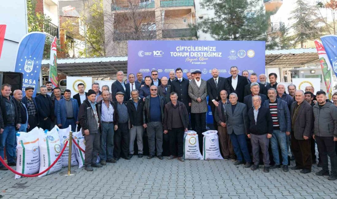 BURSA’DA KIRSAL KALKINMA HEDEFİYLE ÇİFTÇİYE HER ALANDA ÖNEMLİ DESTEKLER SAĞLAYAN