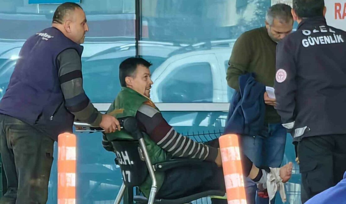 BURSA'NIN İNEGÖL İLÇESİNDE MOTORLU TESTERE İLE ODUN KESMEYE ÇALIŞAN KİŞİ,