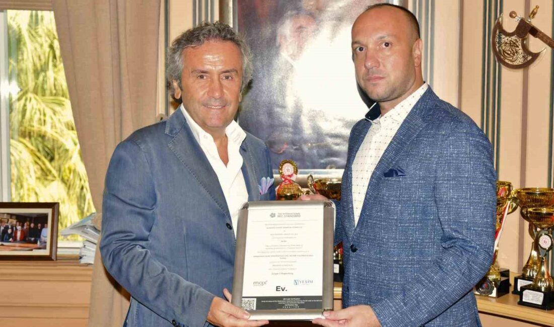 Yeşim, çevre dostu vizyonunu taçlandırdı YEŞİM GRUP, YEŞİL ÜRETİM ANLAYIŞI VE ÇEVRESEL SÜRDÜRÜLEBİLİRLİK KONULARINDAKİ ÖNCÜ