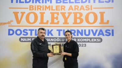 YILDIRIM BELEDİYESİ ÇALIŞANLARI ARASINDA DÜZENLENEN GELENEKSEL BİRİMLER ARASI VOLEYBOL TURNUVASI