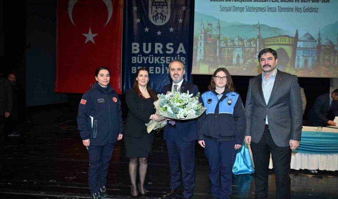 Bursa Büyükşehir Belediyesi memuruna ‘tavan’dan destek BURSA BÜYÜKŞEHİR BELEDİYESİ İLE BEM-BİR-SEN ARASINDA İMZALANAN SOSYAL DENGE SÖZLEŞMESİ