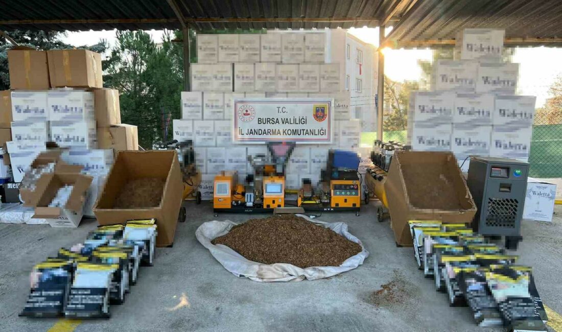 Bursa’da tütün operasyonu BURSA İL JANDARMA KOMUTANLIĞI TÜTÜN KAÇAKÇILARINA KARŞI OPERASYON DÜZENLEDİ.
