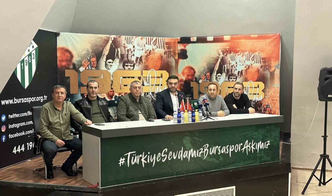 BURSASPOR YÖNETİMİ, BASIN AÇIKLAMASINDA BULUNDU.