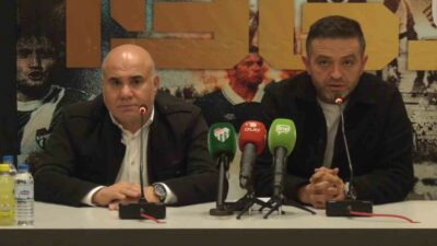 BURSASPOR 2. BAŞKANI METİN GENÇ İLE BAŞKAN ADAYI BEKİR ÖN