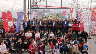 GÜRSU BELEDİYESİ’NCE SPOR ALANINDA YAPILAN YATIRIMLAR ÇERÇEVESİNDE KUMLUKALAN MAHALLESİ HALI