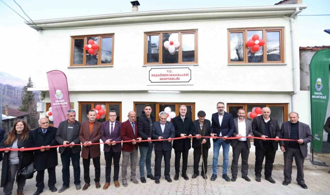 İnegöl Paşaören Mahalle Konağı törenle açıldı İNEGÖL BELEDİYESİ’NİN ZEMİNDEN ÇATISINA KADAR YENİLEYEREK GÜNÜN ŞARTLARINA UYGUN HALE