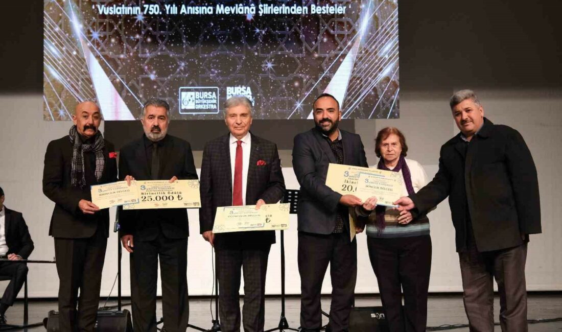 BURSA BÜYÜKŞEHİR BELEDİYESİ TARAFINDAN BU YIL “VUSLATIN 750. YILINDA MEVLÂNA