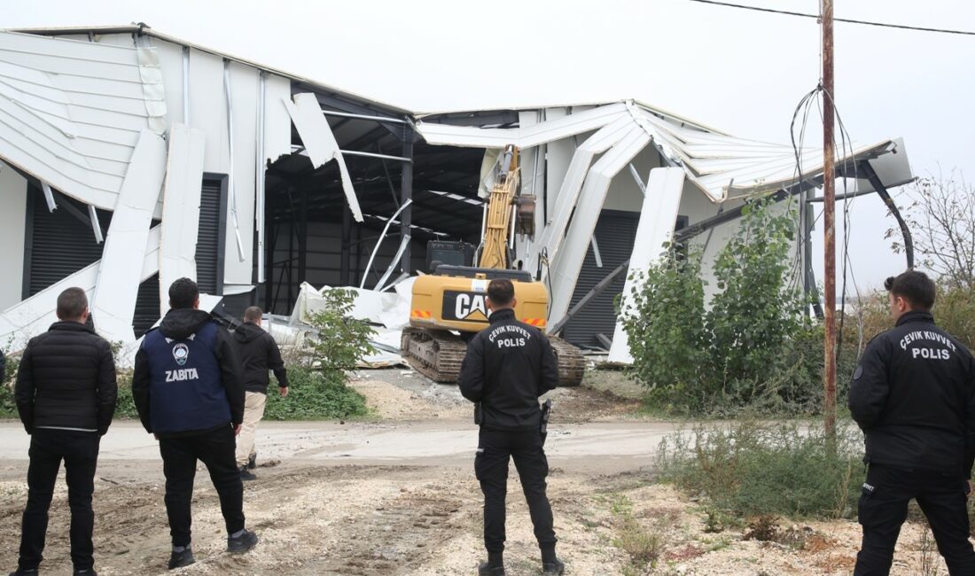 NİLÜFER BELEDİYESİ ÇALI VE TAHTALI’DA TARIM ALANINA İMARA AYKIRI ŞEKİLDE