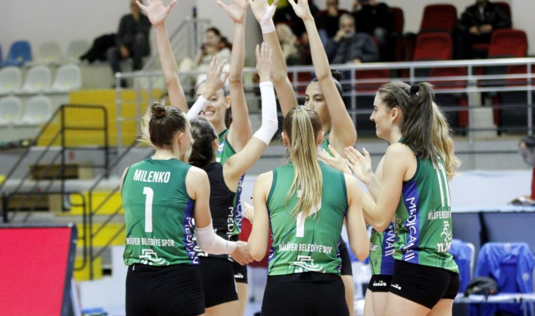 Nilüfer’in sultanları evinde galip NİLÜFER BELEDİYESPOR BİR ENGELİ DAHA AŞTI