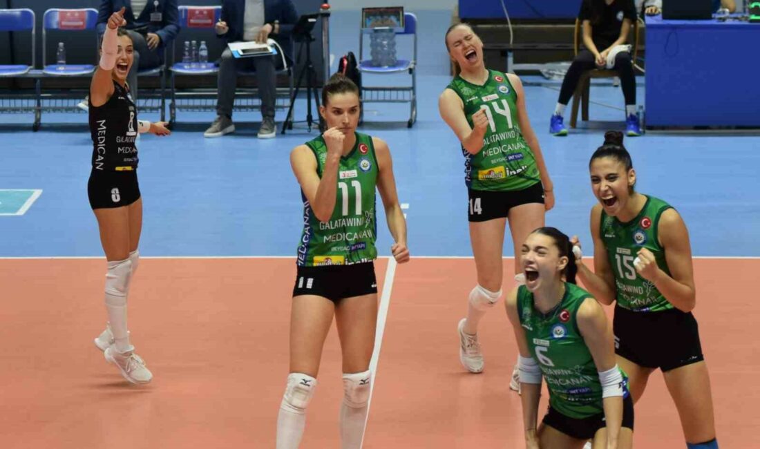 NİLÜFER BELEDİYESPOR KADIN VOLEYBOL TAKIMI, DEPLASMANDA KARŞILAŞTIĞI BEŞİKTAŞ AYOS’U 3-1