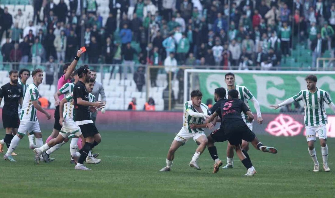 BURSASPOR KULÜBÜ VE FUTBOLCULARI, DİYARBEKİRSPOR MAÇINDAN SONRA PFDK TARAFINDAN CEZALANDIRILDI.