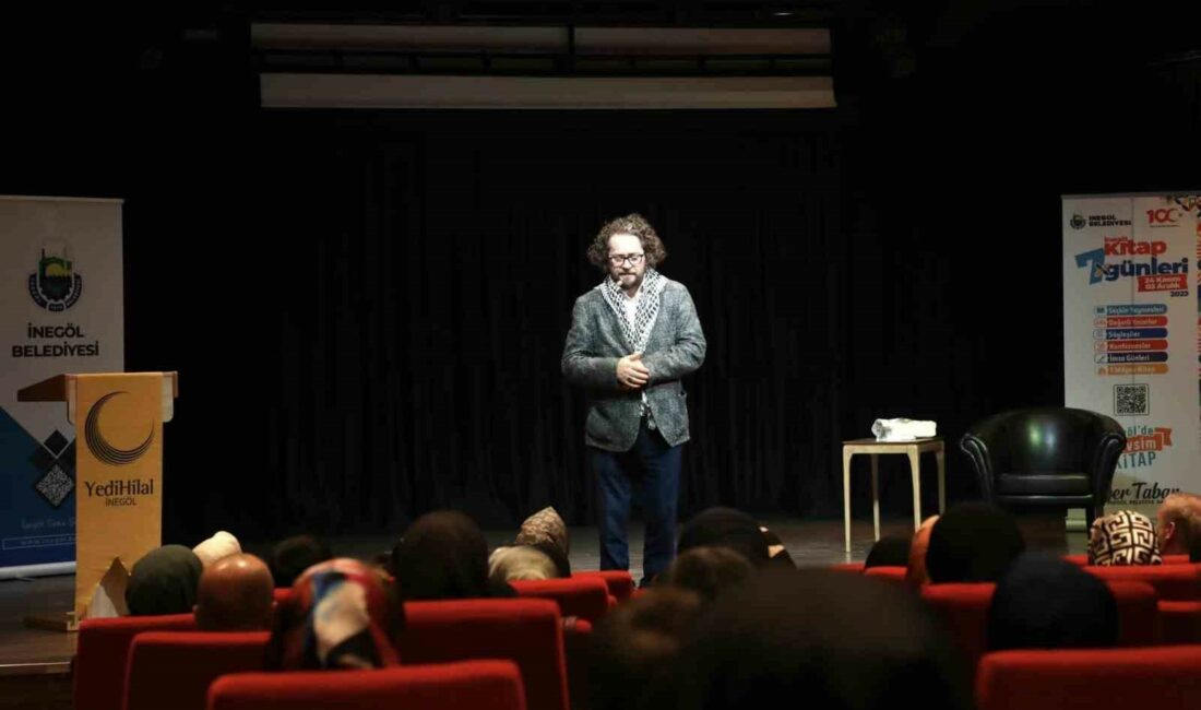 Said Ercan: “Sadece Gazze değil, dünya işgal altında” İNEGÖL BELEDİYESİ’NİN DÜZENLEDİĞİ KUDÜS’E SES VER KONFERANSINDA İLÇE HALKIYLA BİR