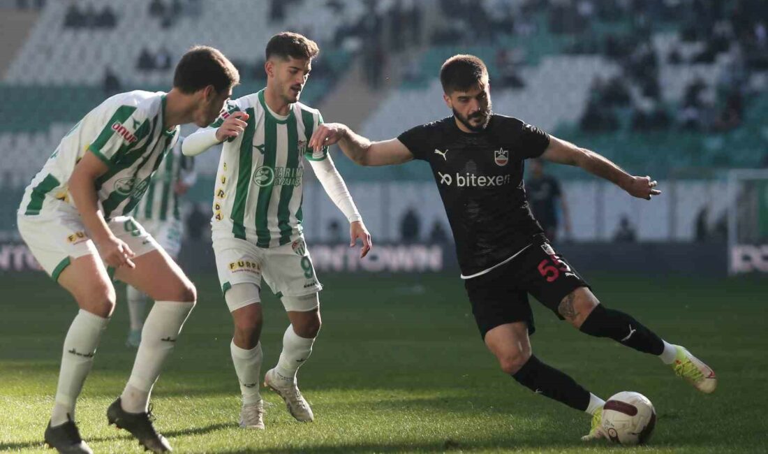 TFF 2. LİG BEYAZ GRUP 18. HAFTA MAÇINDA BURSASPOR, SAHASINDA