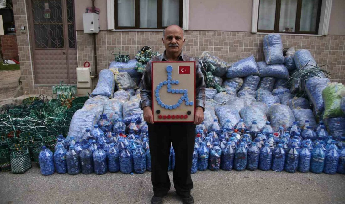 Topladığı 1 ton kapakla engelliler için tekerlekli sandalye aldı BURSA’DA YAŞAYAN 60 YAŞINDAKİ NAZIM GÖKÇE EMEKLİ OLDUKTAN SONRA HAYATININ