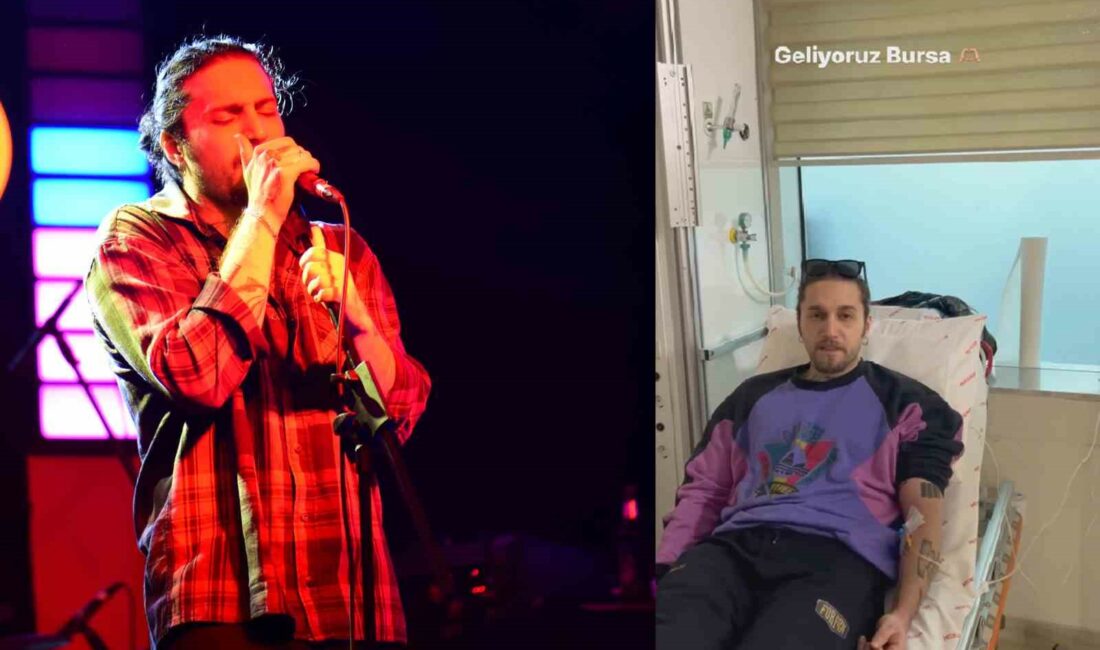 Ufuk Beydemir önce serum yedi sonra Bursa’da konser verdi UFUK BEYDEMİR ÖNCE SERUM YEDİ SONRA BURSA’DA KONSER VERDİ