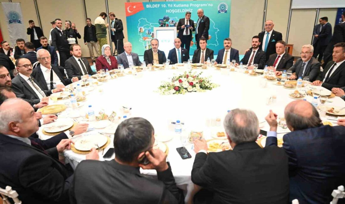 BURSA İL DERNEKLERİ FEDERASYONU’NUN (BİLDEF) KURULUŞUNUN 10. YILI KUTLANDI.