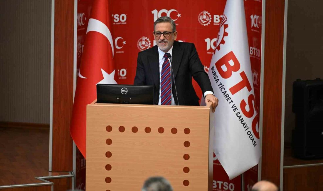 İbrahim Burkay, Gökmen Projesi’nin ulaştığı nokta gurur vesilesi Bursa Ticaret ve Sanayi Odası (BTSO) yılın ilk meclis toplantısı'nda